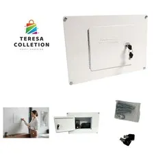 First Watch Between The Studs High Security Steel Wall Safe, White