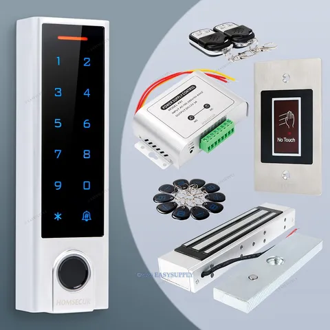 HOMSECUR IP66 APP WIFI RFID Access Control Set Waterproof 180KG Magnetic Lock