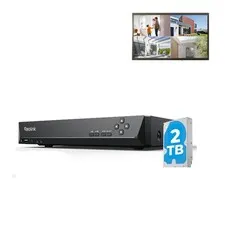 Reolink RLN8-410 8CH NVR Security Camera Recorder CCTV Surveillance 2TB HDD