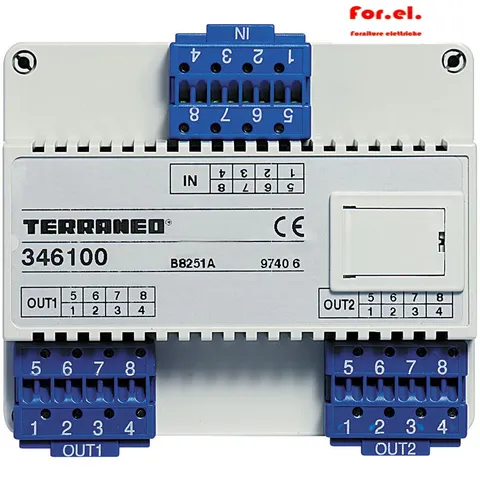 BTICINO TERRANEO 346100 - Video upright derivator for digital systems
