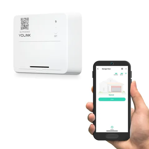 Smart Garage Door Sensor, Garage Door Position Sensor with Door Left-Open Rem...