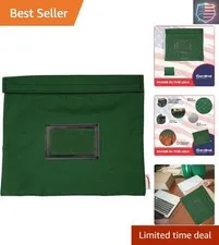 Fire Resistant Document Bag, 14" x 11", Water Repellent, Safe Storage Pouch, ...