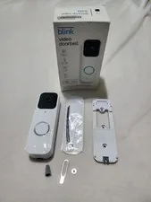 Blink Video Doorbell White Home Surveillance Camera BDM00200UW WORKS