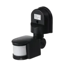 VIAPUICE Outdoor Motion Sensor, Microwave Motion Detector - Black