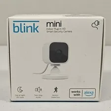Blink Mini Indoor Plug-In Live HD Smart Security Camera (New in Box)