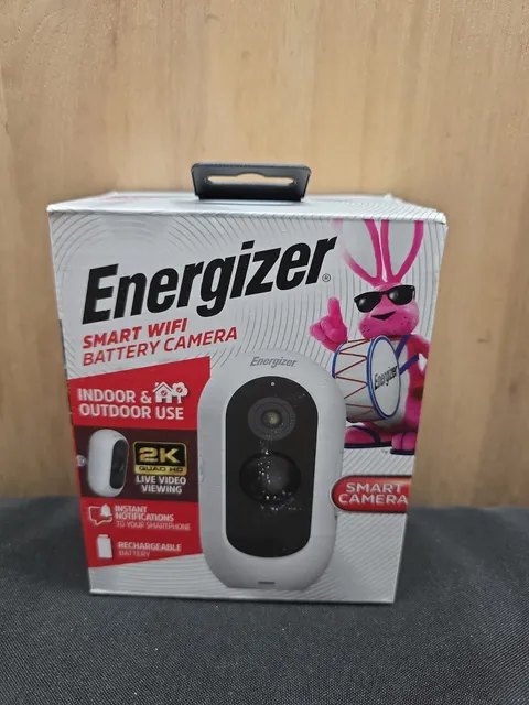 Energizer Smart 2K Outdoor Battery Security Camera - Wireless Rechargeable New