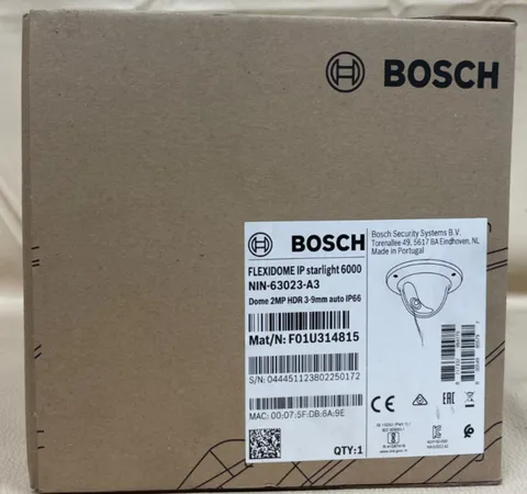 Bosch FLEXIDOME IP Starlight 6000 Dome Security Camera F01U314815