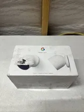Google Nest Security Indoor Outdoor Cameras G3AL9 (Snow) 2-Pack with box