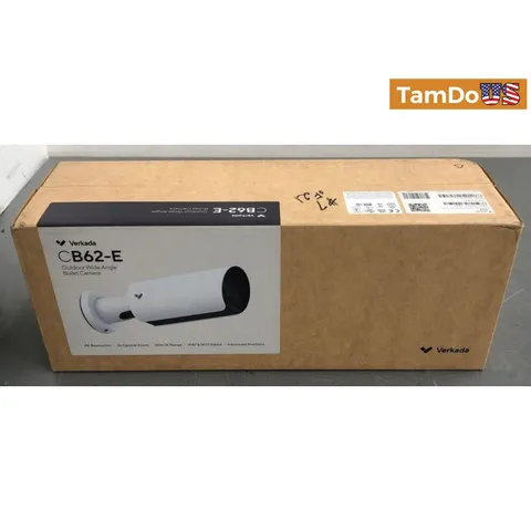 Verkada CB62-E 4K Outdoor Wide Angle Bullet Security Camera 3x Optical Zoom