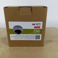 ACTi Z86 4MP Outdoor Zoom Dome Security Camera 4.3x IR PoE IP67 New