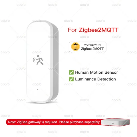 Tuya Zigbee 10G Mmwave Radar Motion Sensor Smart Human Body Sensor with Illumina