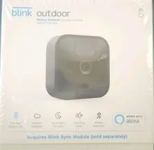 Blink Outdoor Wireless Wi-Fi HD Camera, Night Vision, Motion, 2 Way Audio, 1 Cam