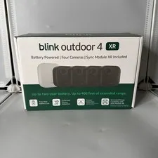 Blink Outdoor 4 XR Four Camera System With Sync Module XR Bundle