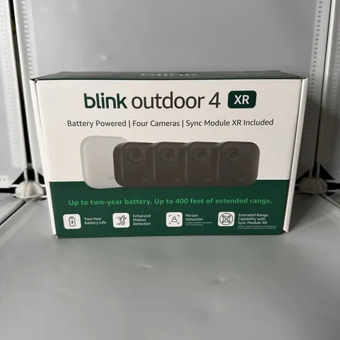 Blink Outdoor 4 XR Four Camera System With Sync Module XR Bundle