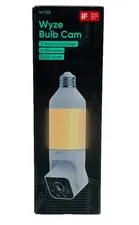Wyze Bulb Cam Plug-In 2K Wireless HD Security Camera Outdoor/Indoor