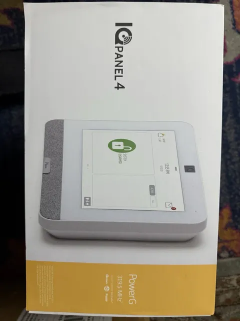QOLSYS iQ4 iQP4001 Panel 4 ALARM SYSTEM PowerG S-line GE LTE 319.5 MHz BRAND NEW