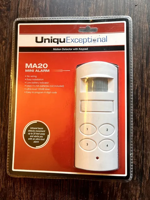Motion Sensor Alarm For Camper,  Garage Door, Shed -  Ma20 - Mosaic Alarm