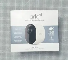 Arlo Ultra 4K 3rd Gen Single Add On Security Camera Battery Powered