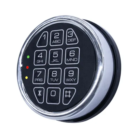 La Macaza LM-SC019SL Electronic Gun Safe Lock Keypad Solenoid 4-Pin Silver