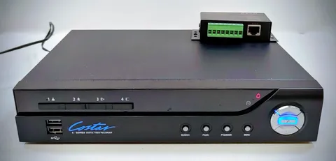 CR-E Series Compact Embedded 4-Channel DVR CR4000E w/Azco Passive Video Balun