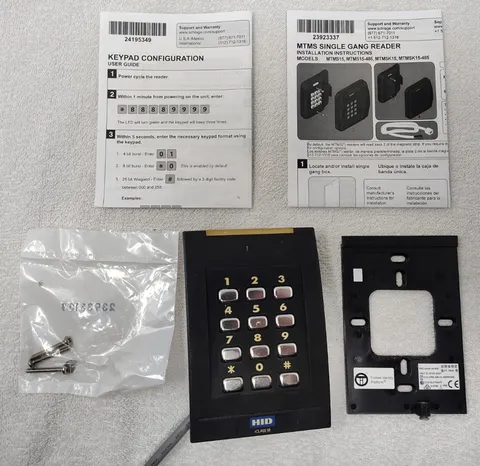 Schlage HID iCLASS SE Card Reader with Keypad Part/Model # RK40