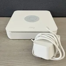 Ring Alarm Base Station US White 4HB1U90EN0 Oem Power Cord Z Wave Plus Hangable