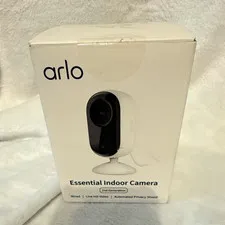 Arlo Essential Indoor Camera 2nd Gen 1080p Wired/Wi-Fi Motion 2-Way Audio