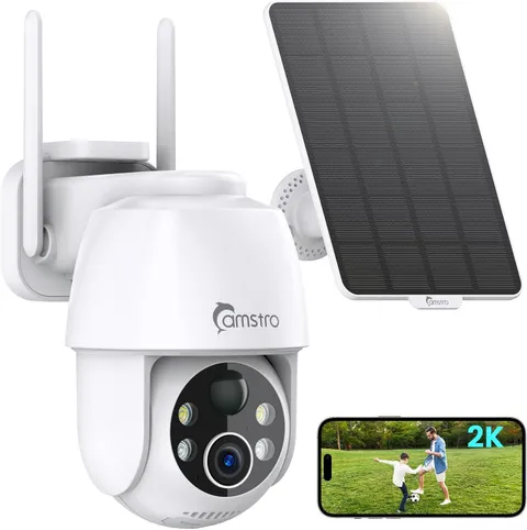 Camara De Seguridad Con Panel Solar Y Audio Inalambrica Wifi Para Casas Exterior