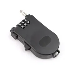 Retractable Wire Rope Password Lock Combination Coded Locker Outdoor Keyed Padlo