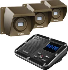 Long Range Wireless Driveway Alarm with Rechargeable Battery - 1800 Feet