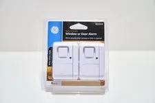 Window Door Alarm GE 45115 Personal home Security 2 Pack 120db Alarm