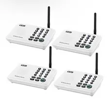 Wireless Intercom System for Home 5280 Feet Range 10 Channel 3 Code - 4 Pack