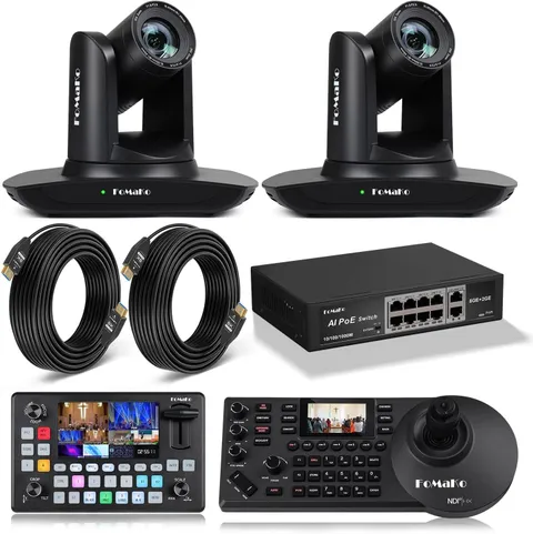 HDMI PTZ Camera, AI Auto-Tracking Gen 3, 20X Optical Zoom,For Sports Events Incl