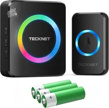 Wireless Doorbell Outdoor Waterproof 300m 60 Melodies Home Office