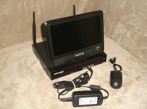 Crystal Vision 4CH Wireless NVR System CVT9604E With Power Supply and Mouse ONLY