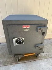 Stand alone Johnson-Pacific security type safe 2.4 cu. ft. interior measurements