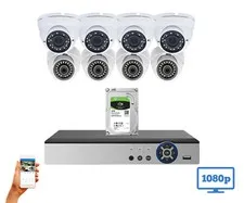 Evertech 8 Channel HD CCTV Security Camera System 4TB DVR Digital Recorder