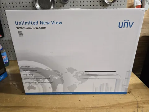 UNV NVR302-16B-P16-IQ NVR 8MP 4K H265 16 CHANNEL CCTV NETWORK VIDEO RECORDER