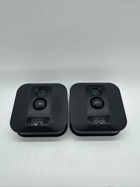 (2) Blink XT (1st Generation) Outdoor Add-On Security Cameras BCM00600U