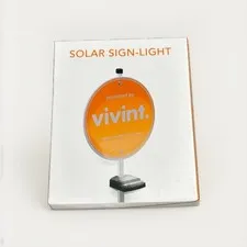 Brand New Vivint yard Sign Solar Light VS-SLT200 (compatible with other signs)
