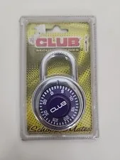 Club Model UTL885D Combination Padlock Purple School Mates