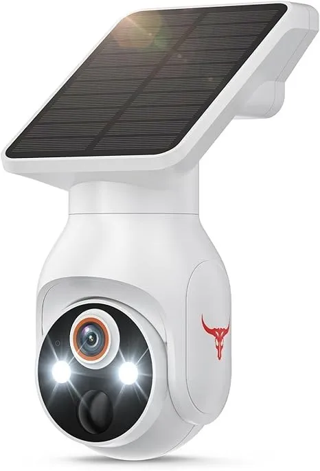 Camara De Seguridad Solar HD Wifi Inalambrica Con Vision Nocturna Para Exterior