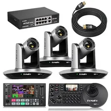 NDI PTZ Camera, AI Auto-Tracking Gen 3, 20X Optical Zoom,Kc608 Pro NDI PTZ Camer