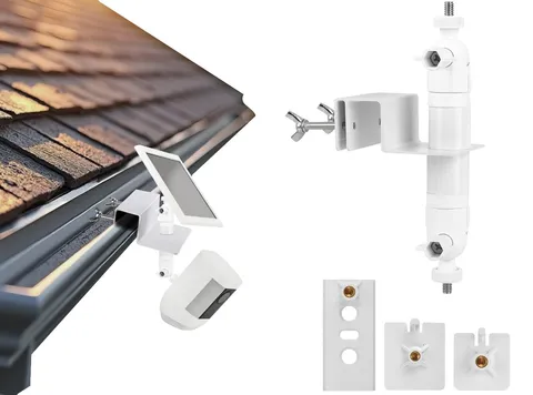 2-in-1 Gutter Mount for Solar Panels and Cameras – Compatible with Spotlight ...