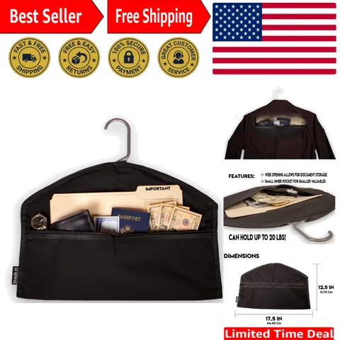 Nylon Diversion Safe - Hide Personal Items Safely under Clothes - 17" Wide
