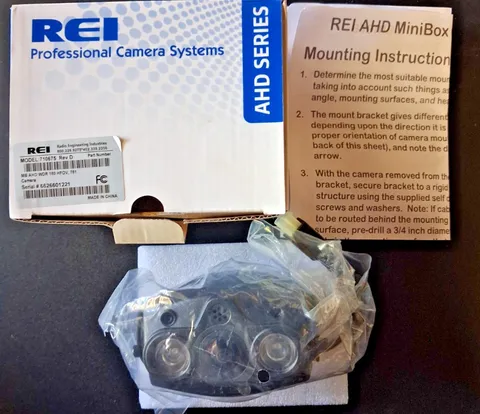 REI 710675 REV. D 1080p AHD Series Camera New 180 DEGREE FOV