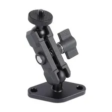 Aluminum 1/4"-20 Mount with Drill Plate Base for Monitors, CCTV Cameras, Camc...