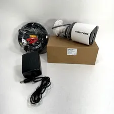 Night Owl Model CM-DP2L-B White Home Security Camera w/ Video Power Cable