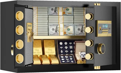 6.0 Cub Extra Heavy Duty Large Double Swing Door Home Safe Jewelry Money Safe