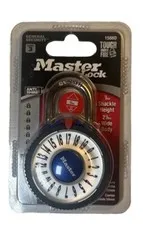 Master Lock Wide Magnification Combination Dial Padlock | Blue | Level 3 | 1588D